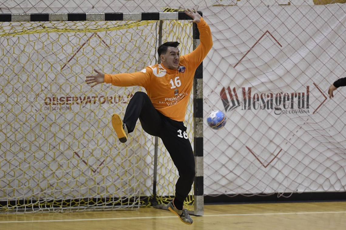CSM Vaslui a disputat ultimele trei jocuri într-un singur portar