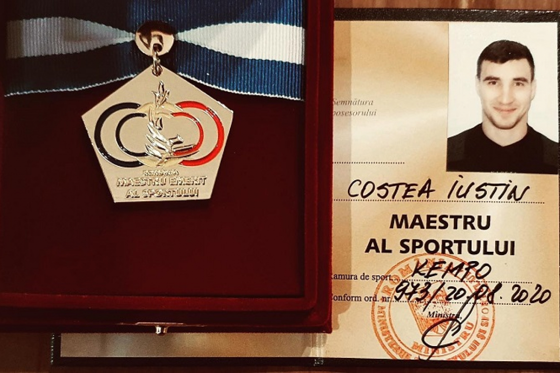 Iustin Costea a devenit Maestru al Sportului!