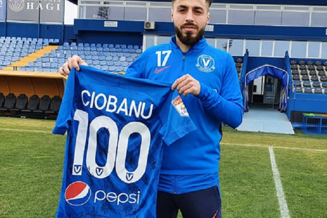 Bârlădeanul Andrei Ciobanu a strâns 100 de meciuri în tricoul Viitorului Constanța