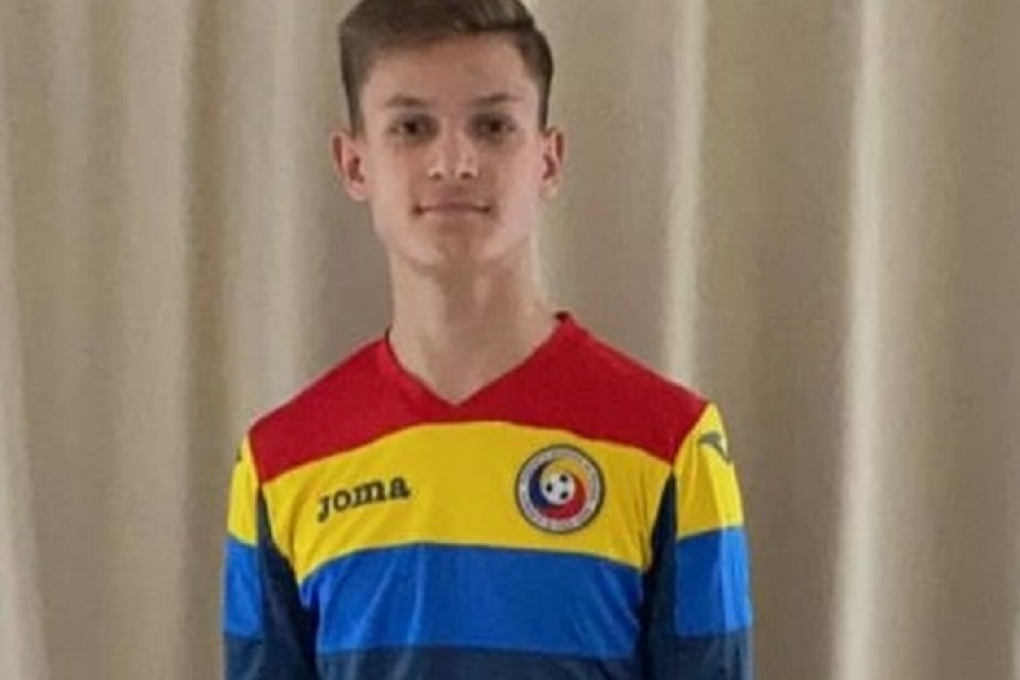 Hușeanul Marius Codreanu, în tricoul României Under 15