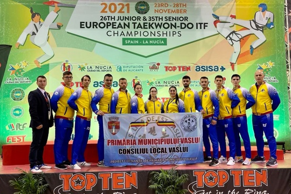 Vasluienii au strălucit la Europenele de taekwon-do ITF