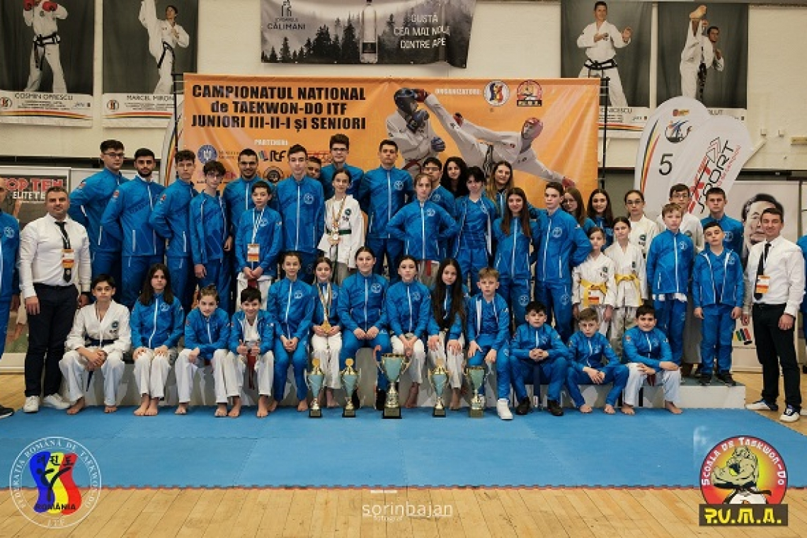 ACS Liga de Est Vaslui a ”confiscat” titlul național pe cluburi la taekwon-do ITF