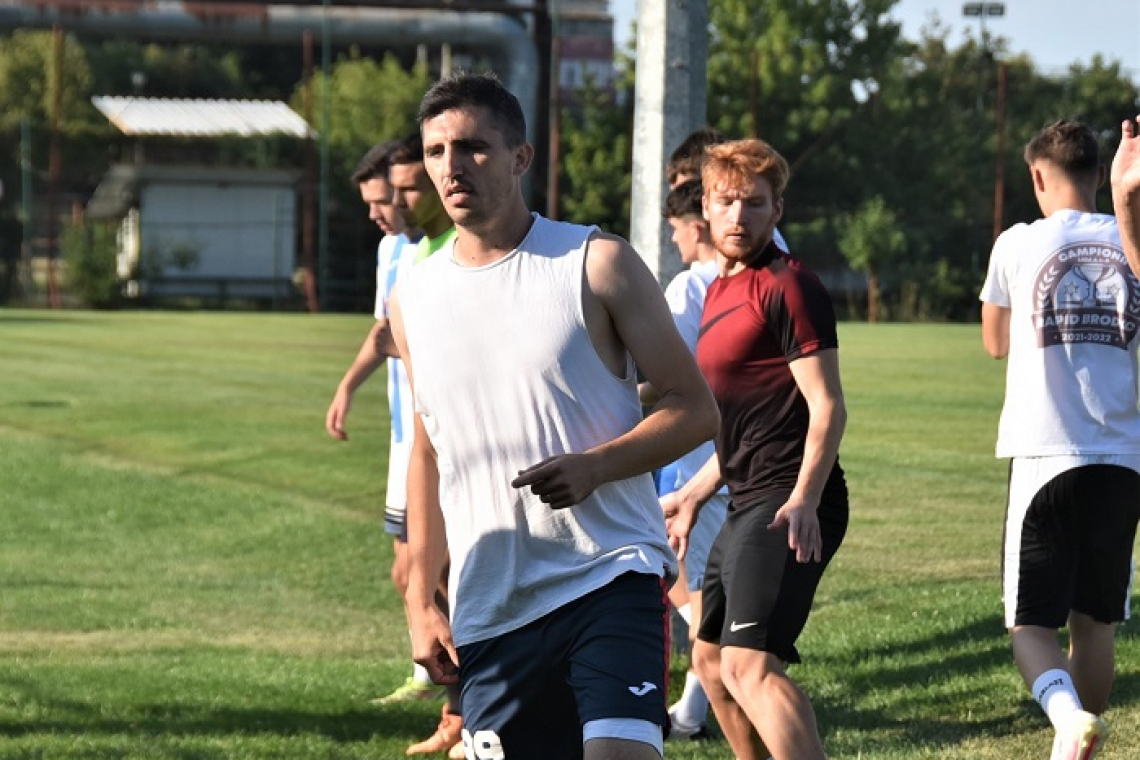 Bogdan Panait se antrenează cu Rapid Brodoc