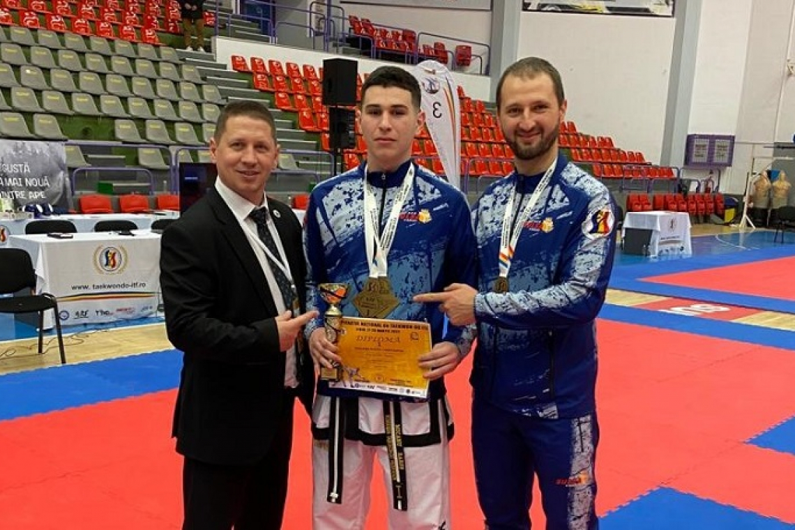 Rareș Mocanu, cel mai bun junior de la Cupa României la taekwon-do ITF