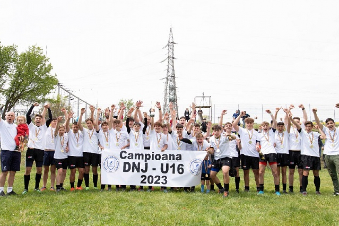 CSȘ Bârlad este campioană națională la rugby U16