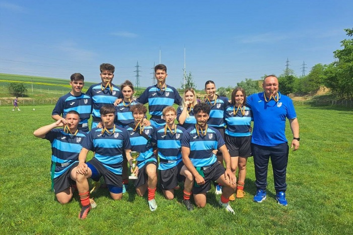 Liceul Pedagogic „Ioan Popescu” Bârlad este campioană națională la S-Rugby mixt