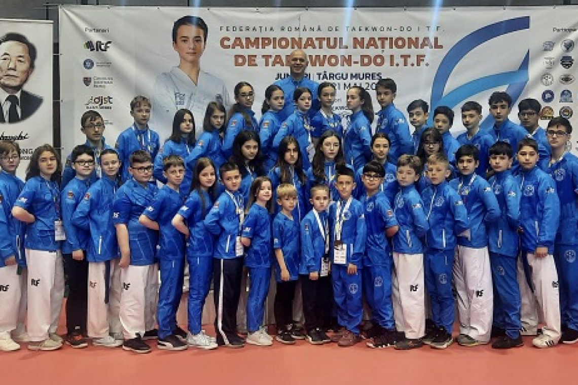 Medalii pentru Liga de Est la Campionatul Național de taekwon-do ITF pentru juniori III și II