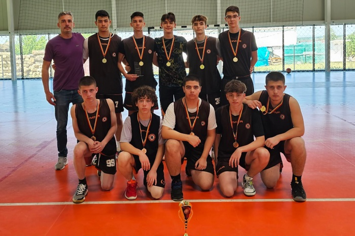 Eagles Vaslui pe locul 4 în Campionatul Regional de baschet U16