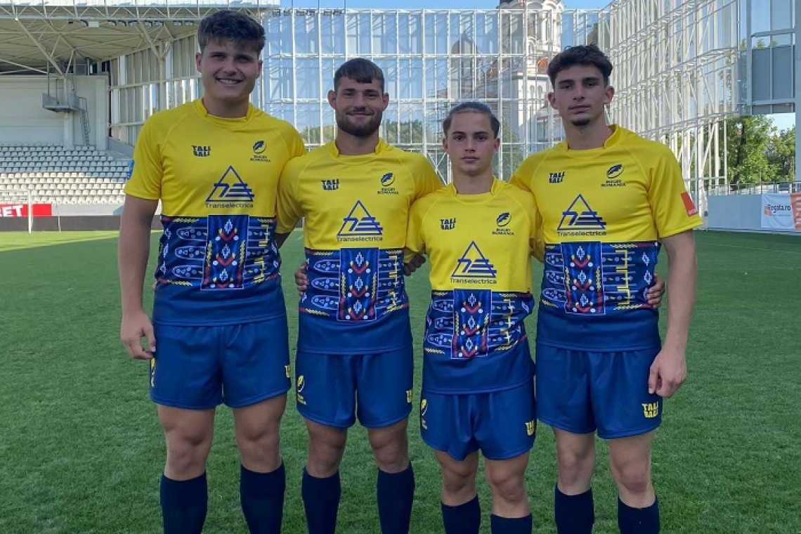 Bârlădeni, campioni europeni cu România la rugby 7s Under 18