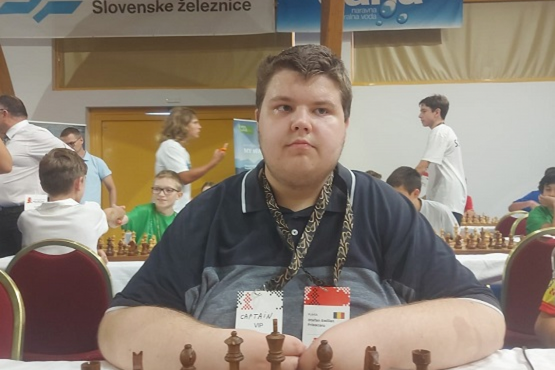 Ștefan Emilian Prisacaru s-a clasat pe locul 9 la Europeanul de șah rapid pentru juniori