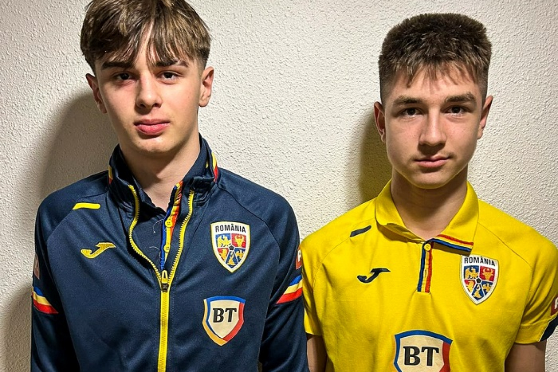 Doi vasluieni convocați la naționala României U15