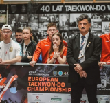 Bârlădean felicitat de organizatorii Campionatului European de taekwon-do ITF