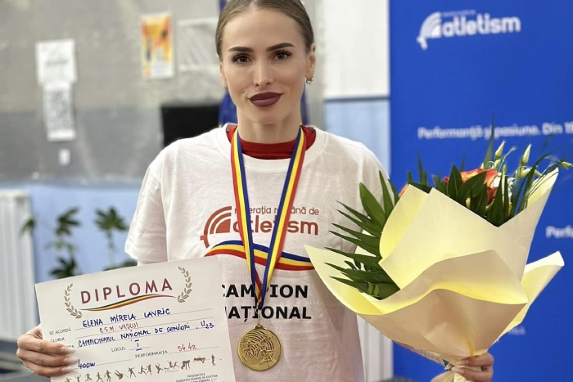 Mirela Lavric a devenit campioană națională la 400 m indoor