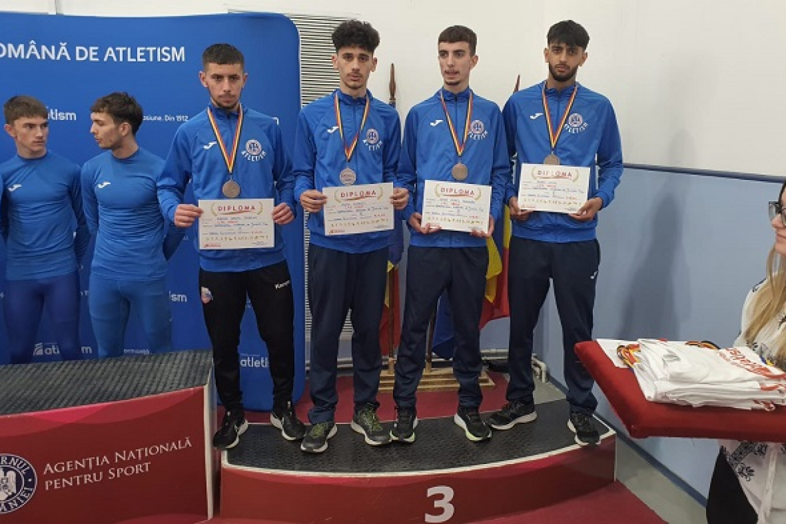 Bronz pentru ștafeta 4 x 400 m de la CSM – LPS Vaslui