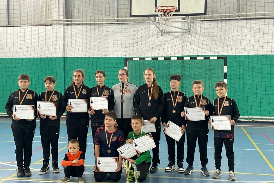Locul 3 pentru Sporting Tigers Vaslui la Turneul Final Municipal Iași la baschet U12