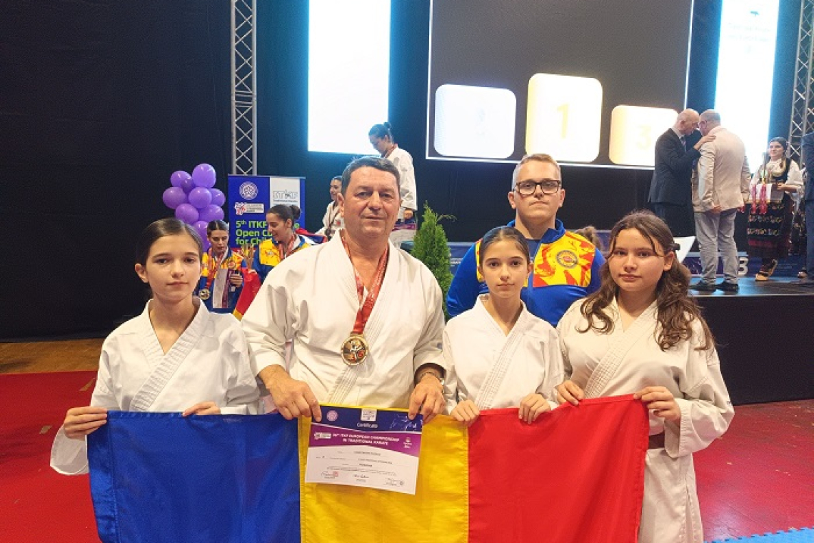 Succes românesc la Campionatul European de Karate Tradițional de la Kraljevo