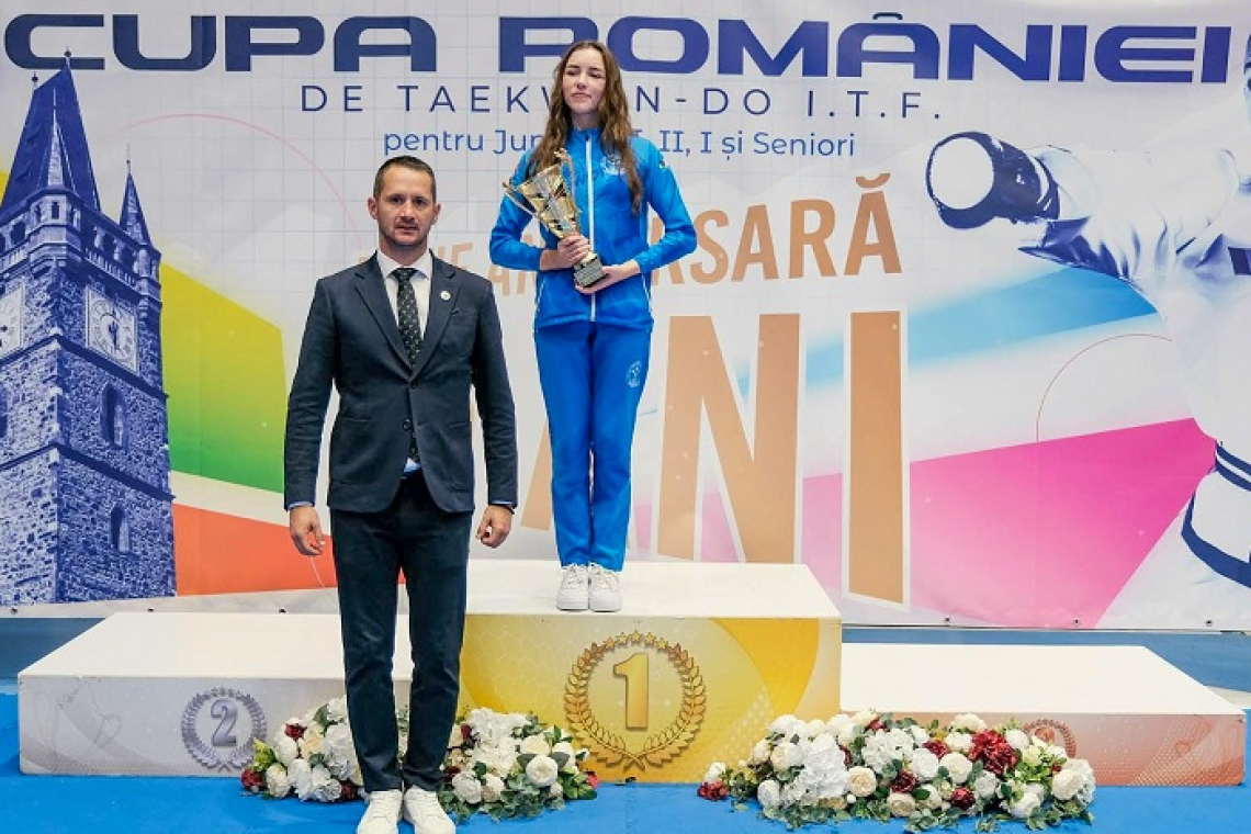 Karina Paula Bojoagă, triplu podium la Cupa României! Sportiva de la ACS Liga de Est Vaslui, cea mai bună pre-junioară din competiție