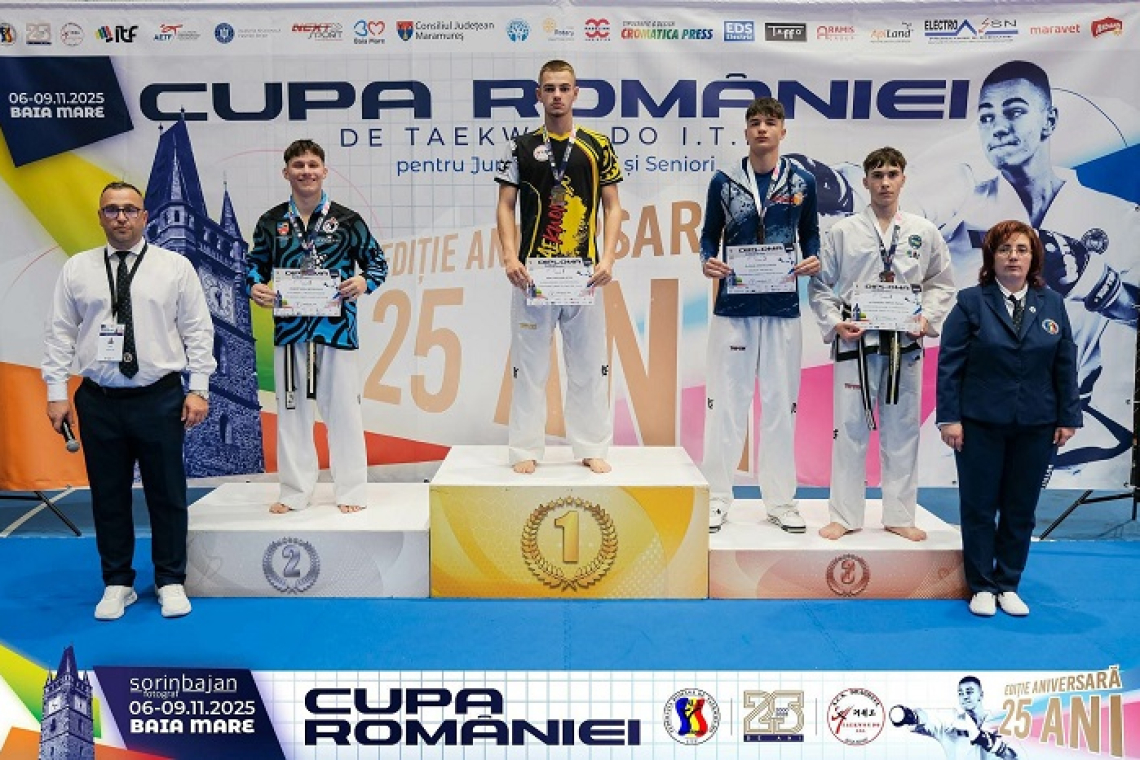 ACS Sulsa Vaslui strălucește la Cupa României de Taekwon-do ITF: 7 sportivi, 7 medalii