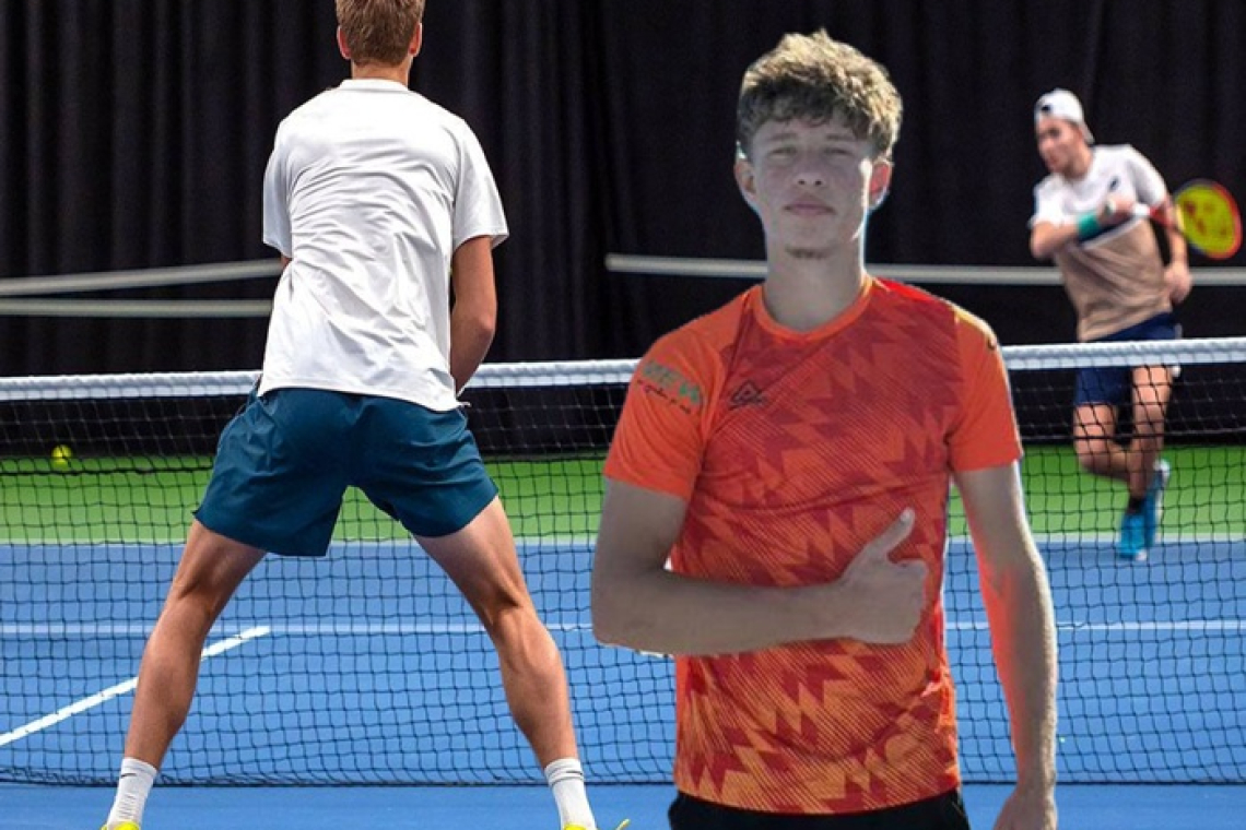 David Burac, dublă semifinală la J100 Chișinău: parcurs solid la simplu și dublu