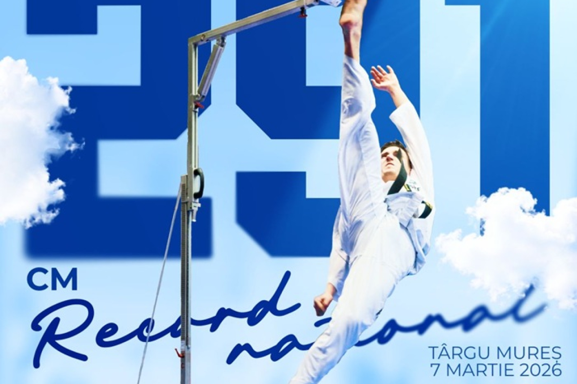 Andrei Chiriac, record național la Taekwon-Do ITF: 2,91 metri la Nopi