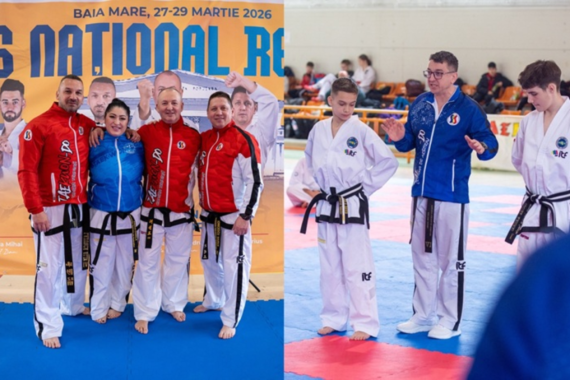 ACS Liga de Est Vaslui, prezentă la Stagiul Național de Taekwon-do ITF de la Baia Mare: performanță și implicare pe toate planurile