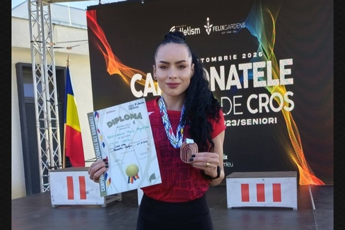 Magda Bosînceanu, medalie de bronz la Campionatele Naționale de Cros! Atleta CSM Vaslui s-a calificat la Balcaniadă