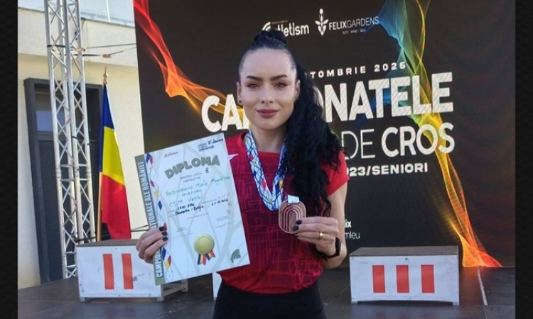 Magda Bosînceanu, medalie de bronz la Campionatele Naționale de Cros! Atleta CSM Vaslui s-a calificat la Balcaniadă