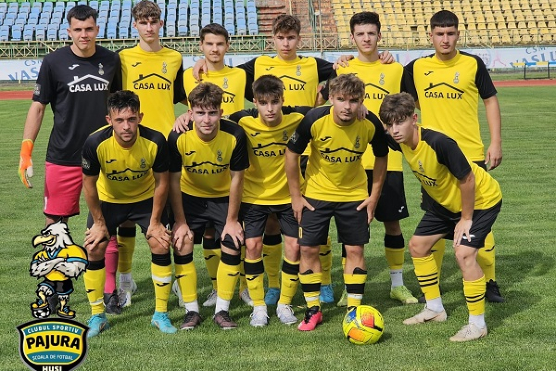 Pajura Huși a debutat cu dreptul la Under 19