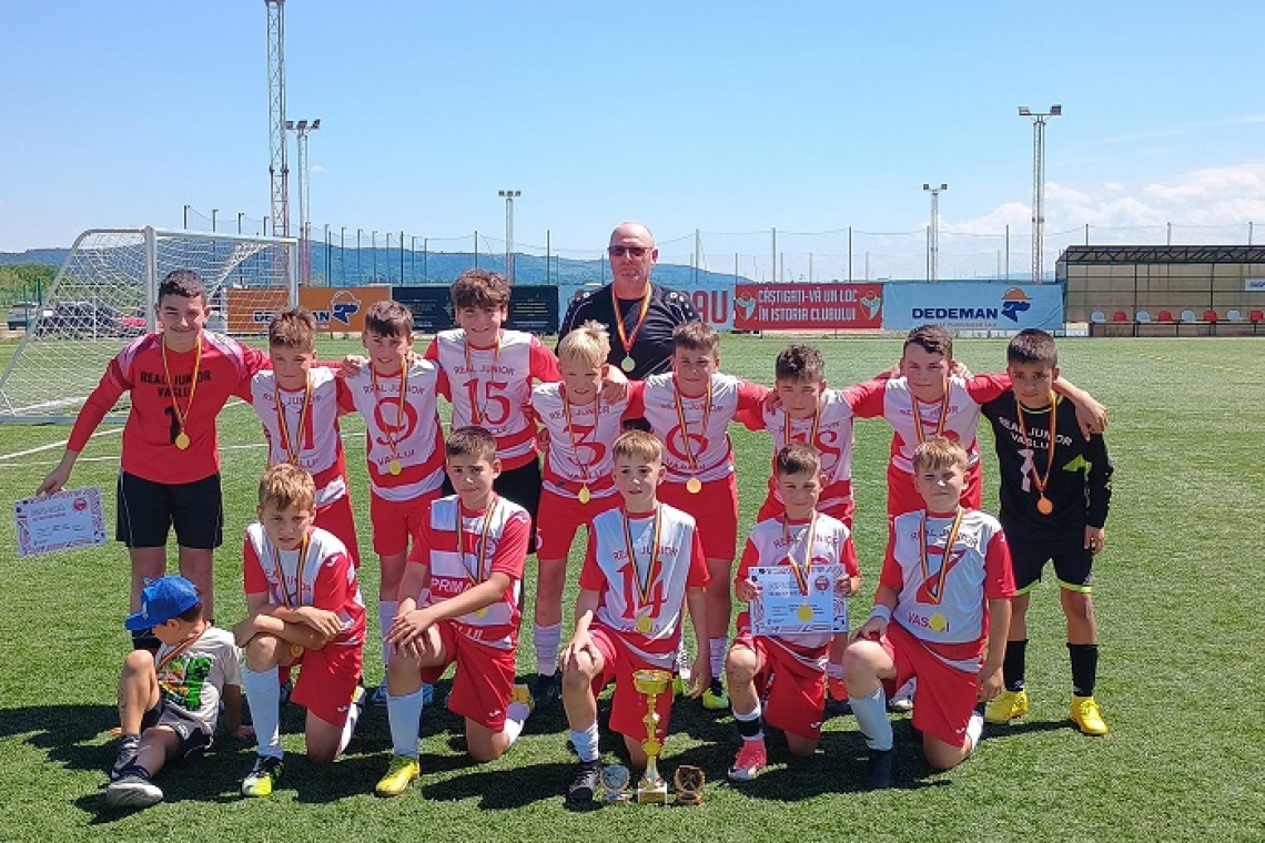 Real Junior Vaslui a câștigat Bacău Trophy la U12