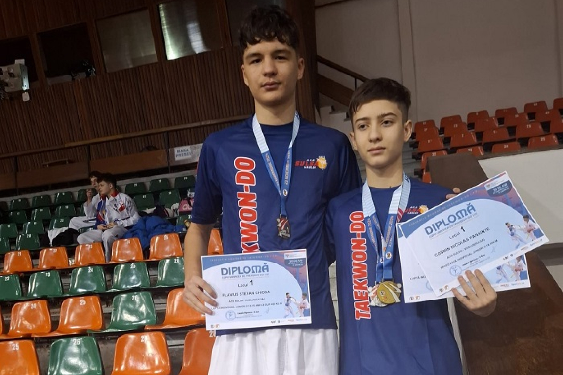 Sulsa Vaslui s-a întors cu patru medalii de la Cupa Vrancei la taekwon-do ITF