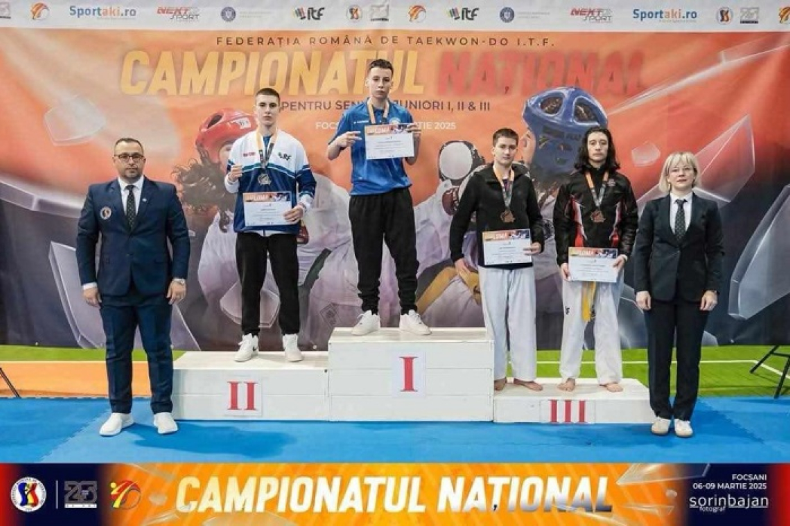 Sulsa Vaslui pe podium la Naționalele de taekwon-do ITF de la Focșani