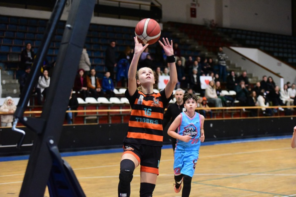 Spectacol de baschet juvenil la Vaslui: Sporting Tigers – Synergy Iași 40–29