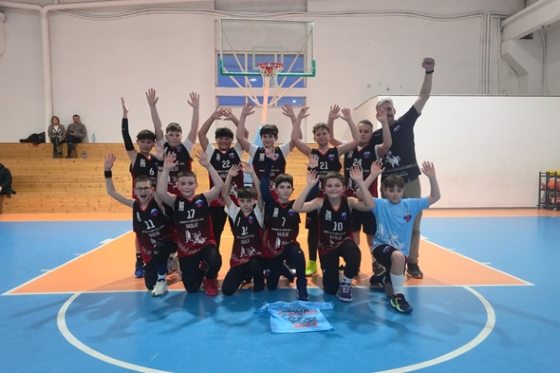 CSM Vaslui, parcurs perfect la Turneul 2 al Campionatului Regional U12