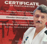 Eleodor Gheorghian, președintele ACS Kwon Bârlad, arbitru european la competițiile ITF