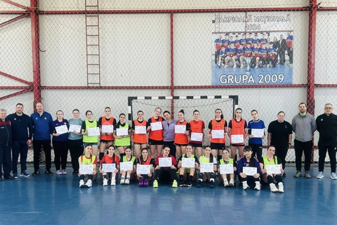 Vasluiul, capitala selecției regionale la handbal feminin! Junioarele din Moldova, evaluate pentru lotul Regiunii 1
