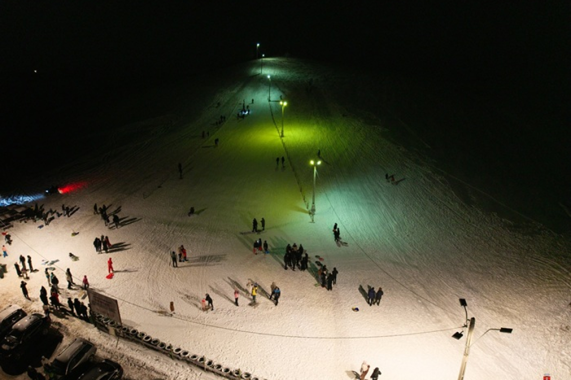 Spectacol pe pârtia de la Bahnari!