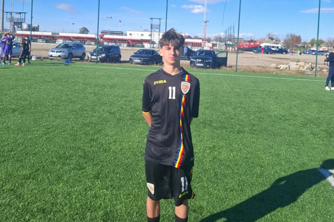 Alexandru Nicolas Taban, de la LPS Vaslui, convocat la selecția pentru naționala României U14