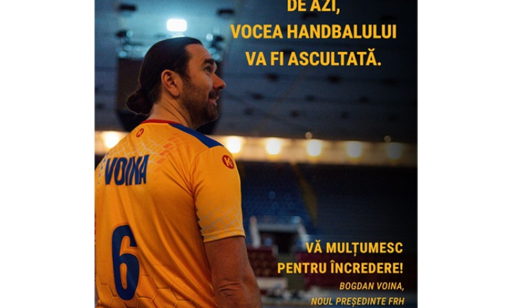 Bogdan Voina, noul președinte al Federației Române de Handbal după un tur doi dramatic