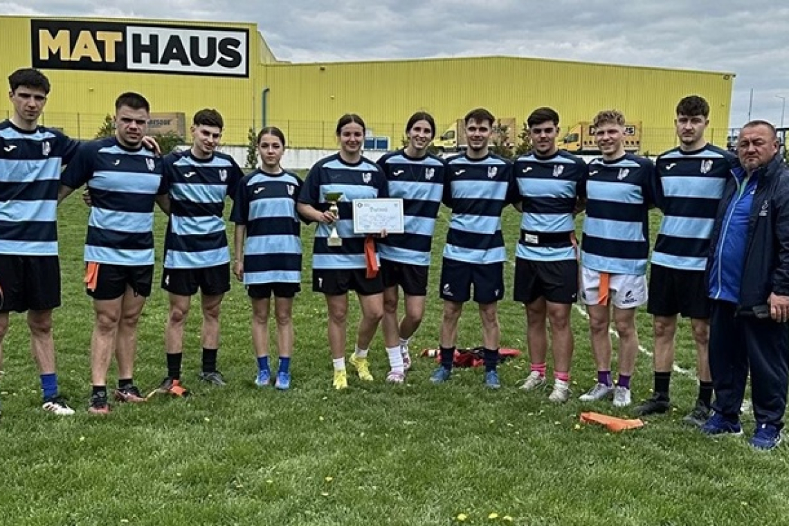 Calificare la Națională pentru echipa Liceului Pedagogic „Ioan Popescu” Bârlad la S’Rugby Tag Mixt