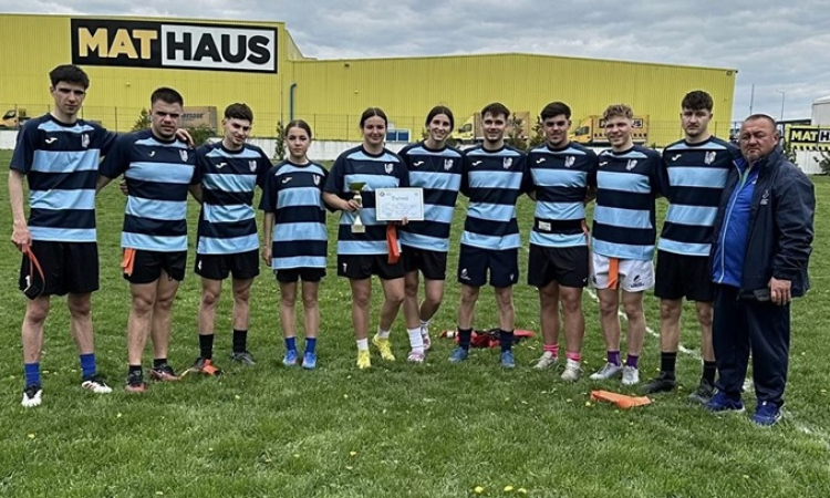 Calificare la Națională pentru echipa Liceului Pedagogic „Ioan Popescu” Bârlad la S’Rugby Tag Mixt