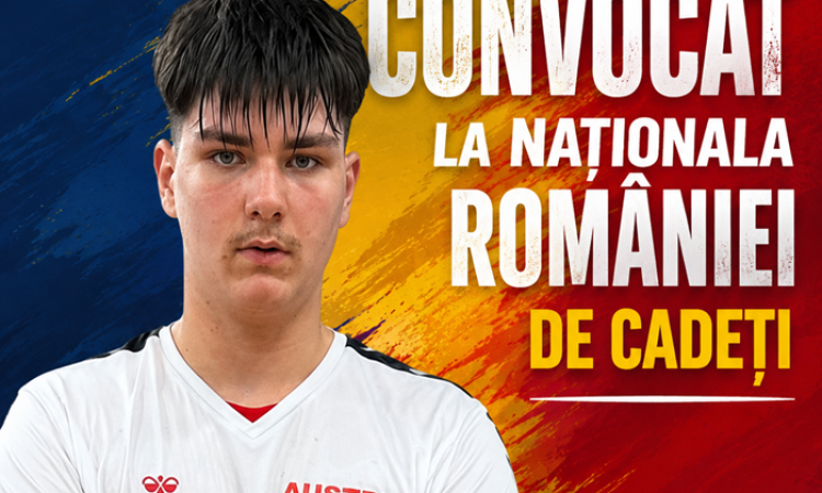 Talent din Vaslui, convocat la naționala de cadeți a României