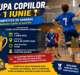Spectacol de Ziua Copilului la Huși! Micii handbaliști intră în lupta pentru „Cupa Copiilor”