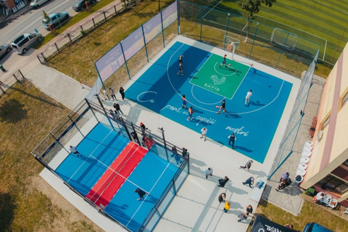 Nouă bază sportivă inaugurată la Liceul „Emil Racoviță” Vaslui!