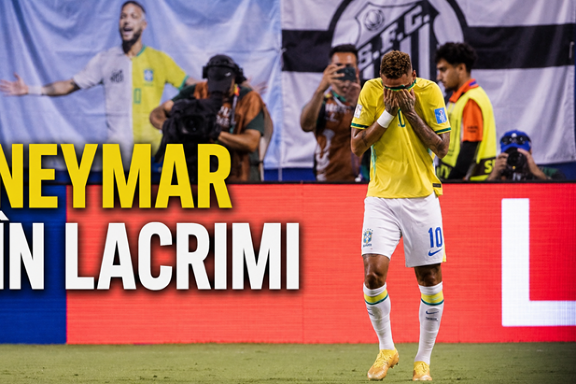 Mondialul la TV / Neymar a izbucnit în lacrimi după revenirea la naționala Braziliei, la CM 2026