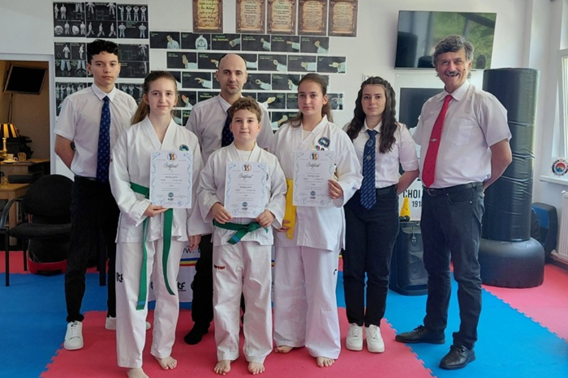 Trei frați din Bârlad au impresionat la examenul de grad în taekwon-do ITF. „Munca aduce întotdeauna rezultate”