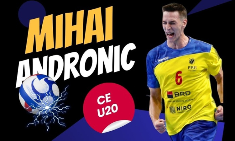 Vasluianul Mihai Andronic, calificare spectaculoasă cu România în Main Round-ul EURO U20!