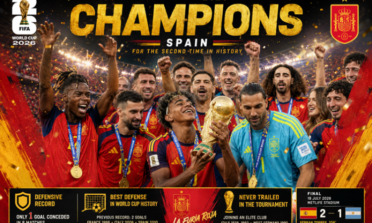 Spania, defensivă de fier! Campioana mondială a stabilit un record fantastic la Cupa Mondială 2026