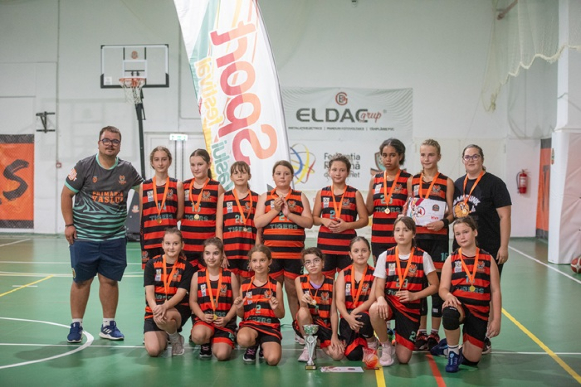Sporting Tigers Vaslui, pe podium la Basketball Cup! Locul 2 pentru grupa 2016–2018