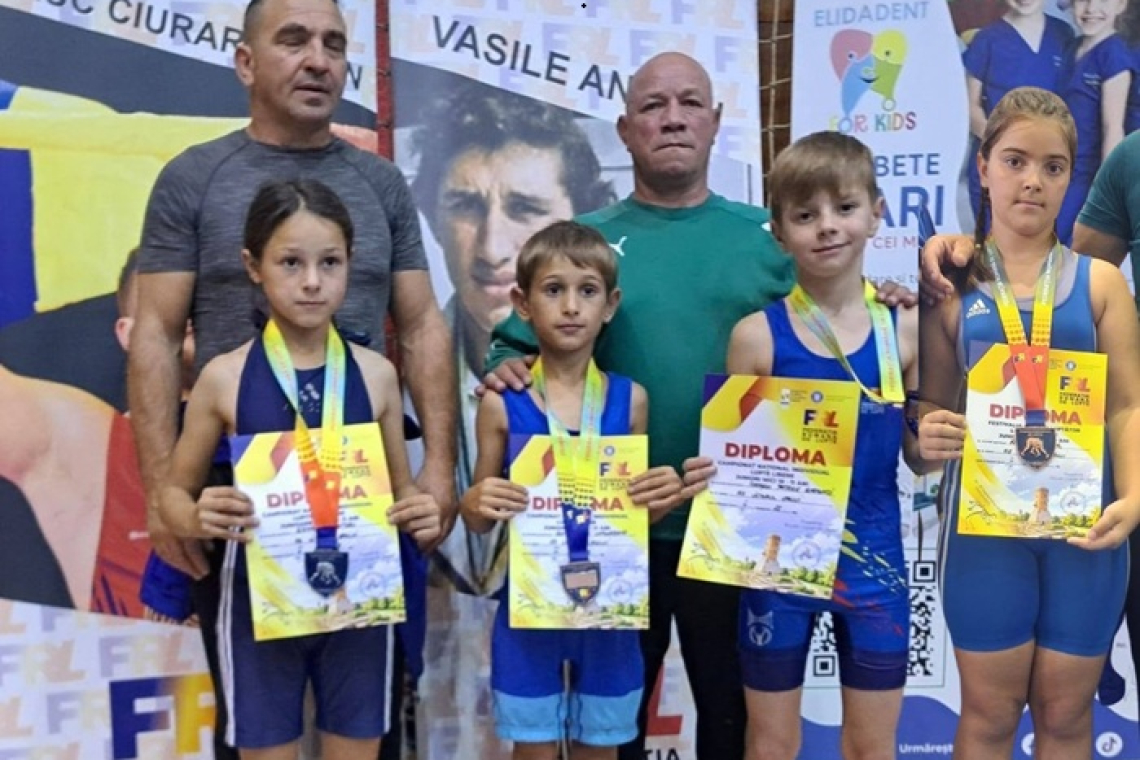 Patru medalii pentru luptătorii de la Viitorul Vaslui la Campionatul Național de la Târgoviște