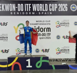 Andrei Chiriac, aur și record la Cupa Mondială de Taekwon-do ITF! Vasluianul a făcut istorie la Benidorm